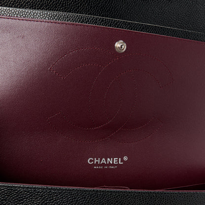 Chanel Caviar Quilted Jumbo Double Flap Black 6 of 11