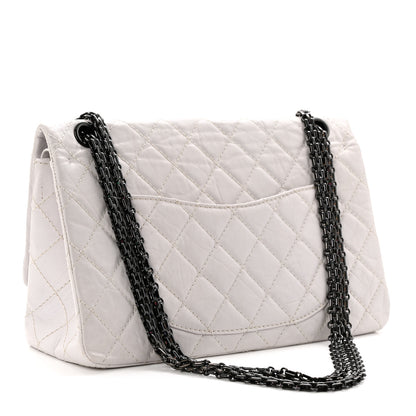 Chanel Aged Calfskin 2.55 Reissue 226 Flap White 3 of 11