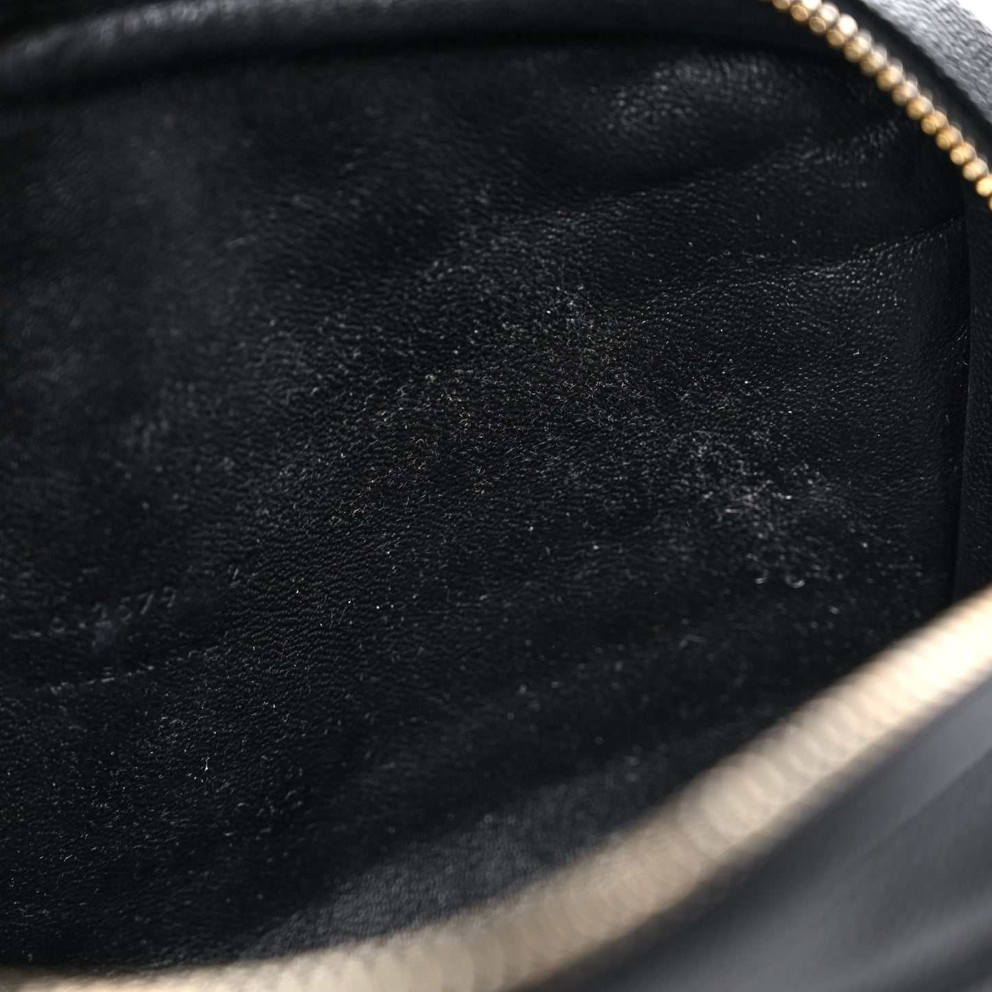 Grain De Poudre Matelasse Monogram Mini Lou Camera Bag Black