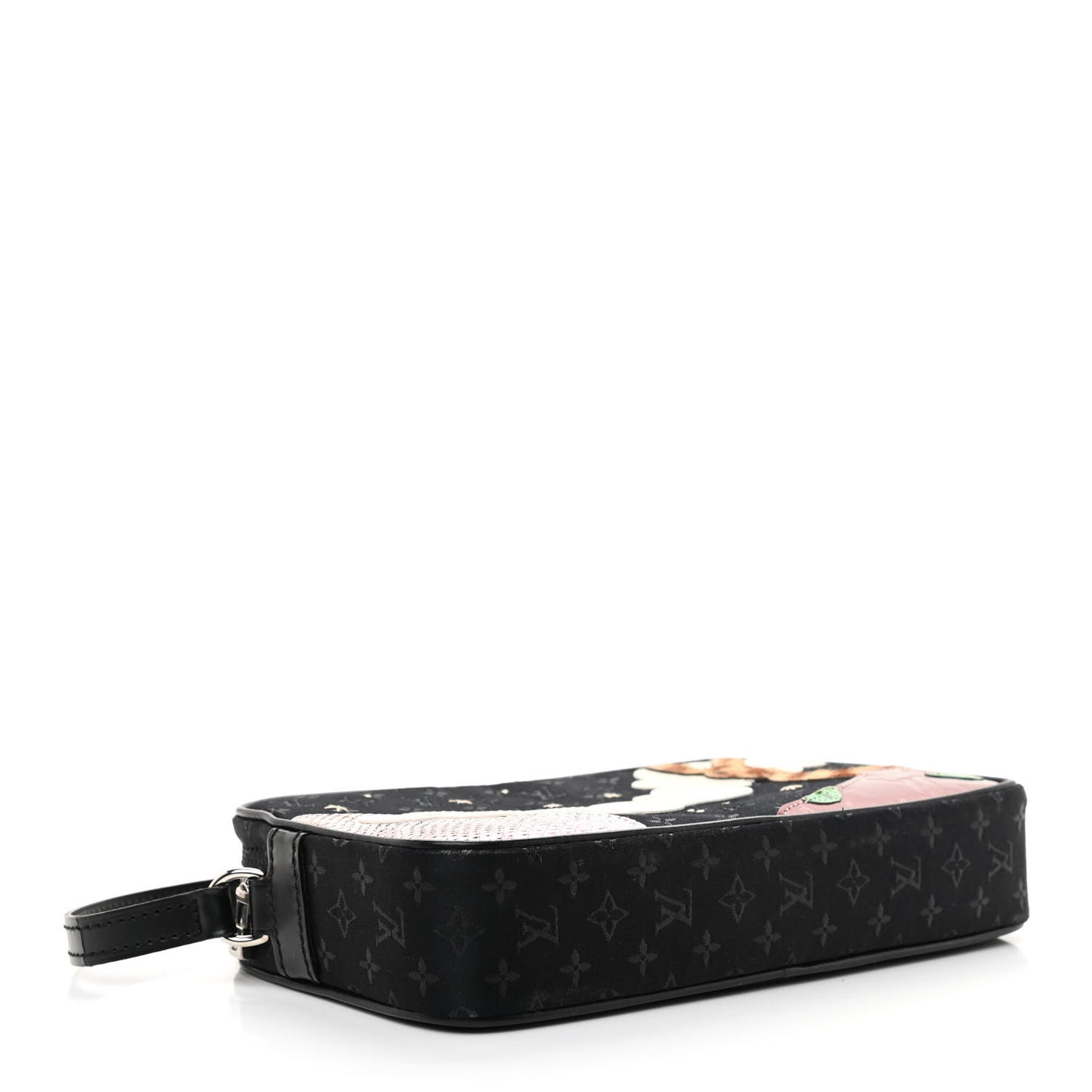 Satin Mini Monogram Conte De Fees Pochette Black