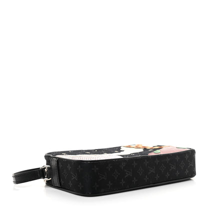 Louis Vuitton Satin Mini Monogram Conte De Fees Pochette Black 4 of 11