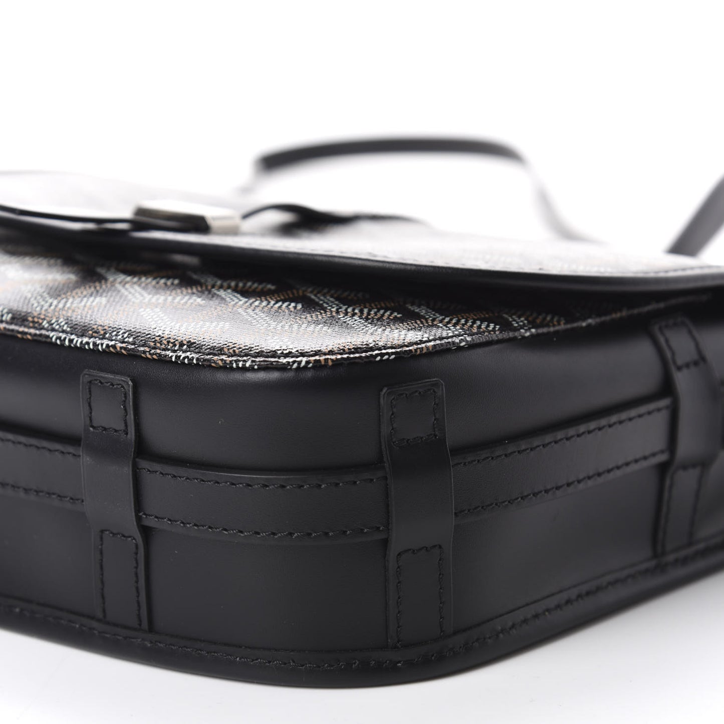 Goyardine Belvedere II PM Messenger Bag Black