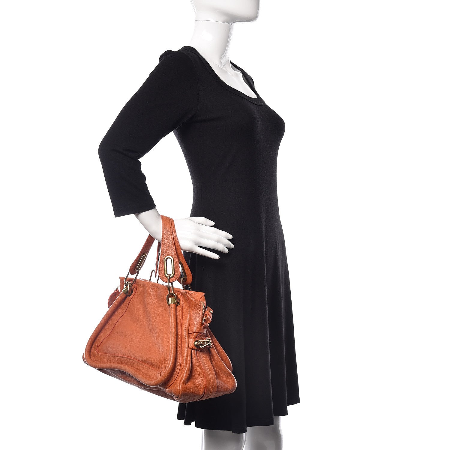 Chloe Calfskin Medium Paraty Indian Summer 2 of 17