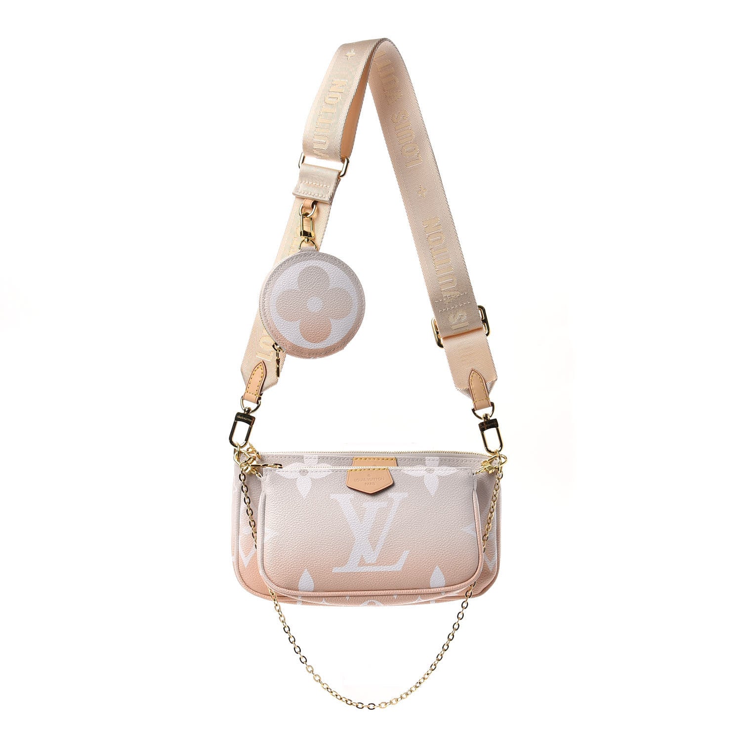 Louis Vuitton Monogram Giant By The Pool Multi Pochette Accessories Brume 1 of 9