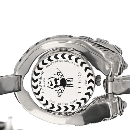 Gucci Sterling Silver Black Mother of Pearl 23mm Dionysus Quartz Watch 4 of 4