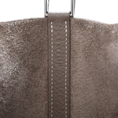 Hermes Taurillon Clemence Picotin Lock 18 PM Etoupe 7 of 9