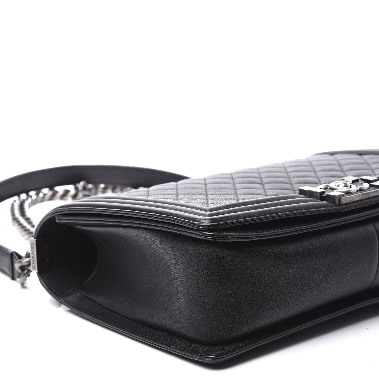 Chanel Caviar Quilted New Medium Boy Flap Black 8 of 12