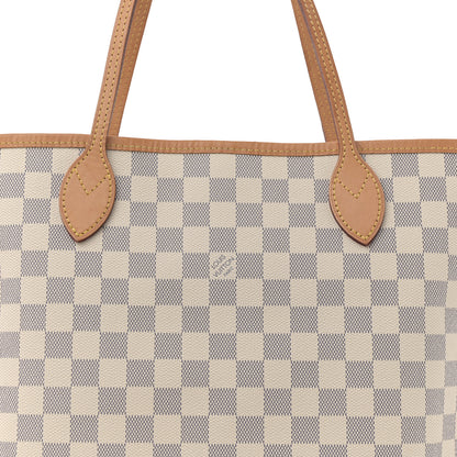 Louis Vuitton Damier Azur Neo Neverfull MM Rose Ballerine 12 of 25