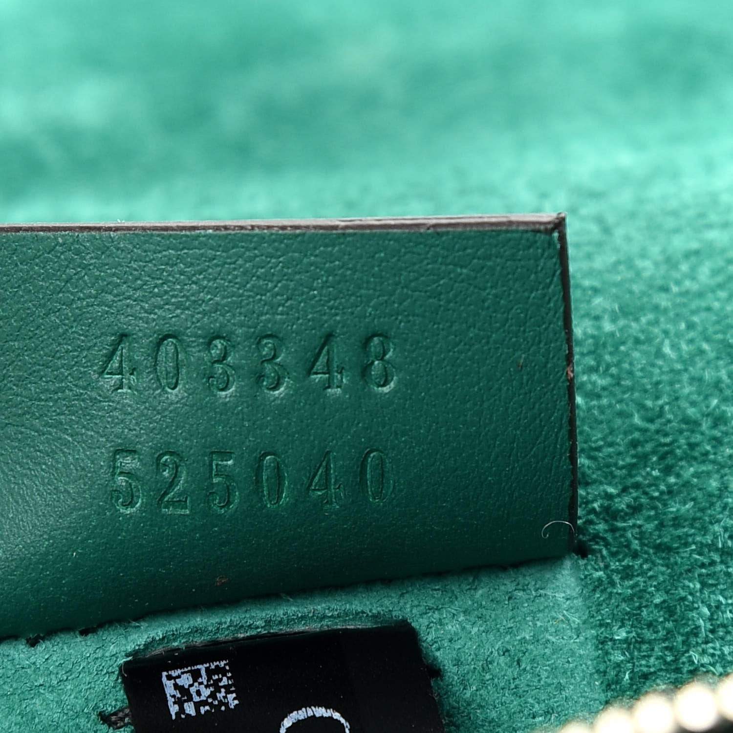 Gucci GG Supreme Monogram Embroidered Medium Dionysus Shoulder Bag Emerald 9 of 9