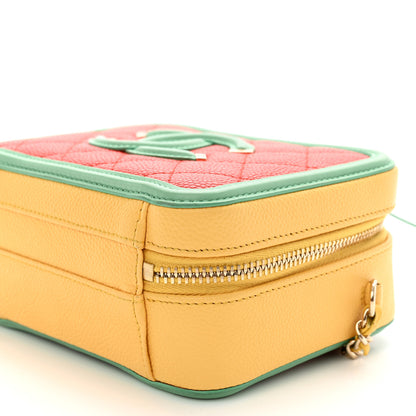 Chanel Caviar Quilted Small CC Filigree Vanity Case Multicolor 10 of 12