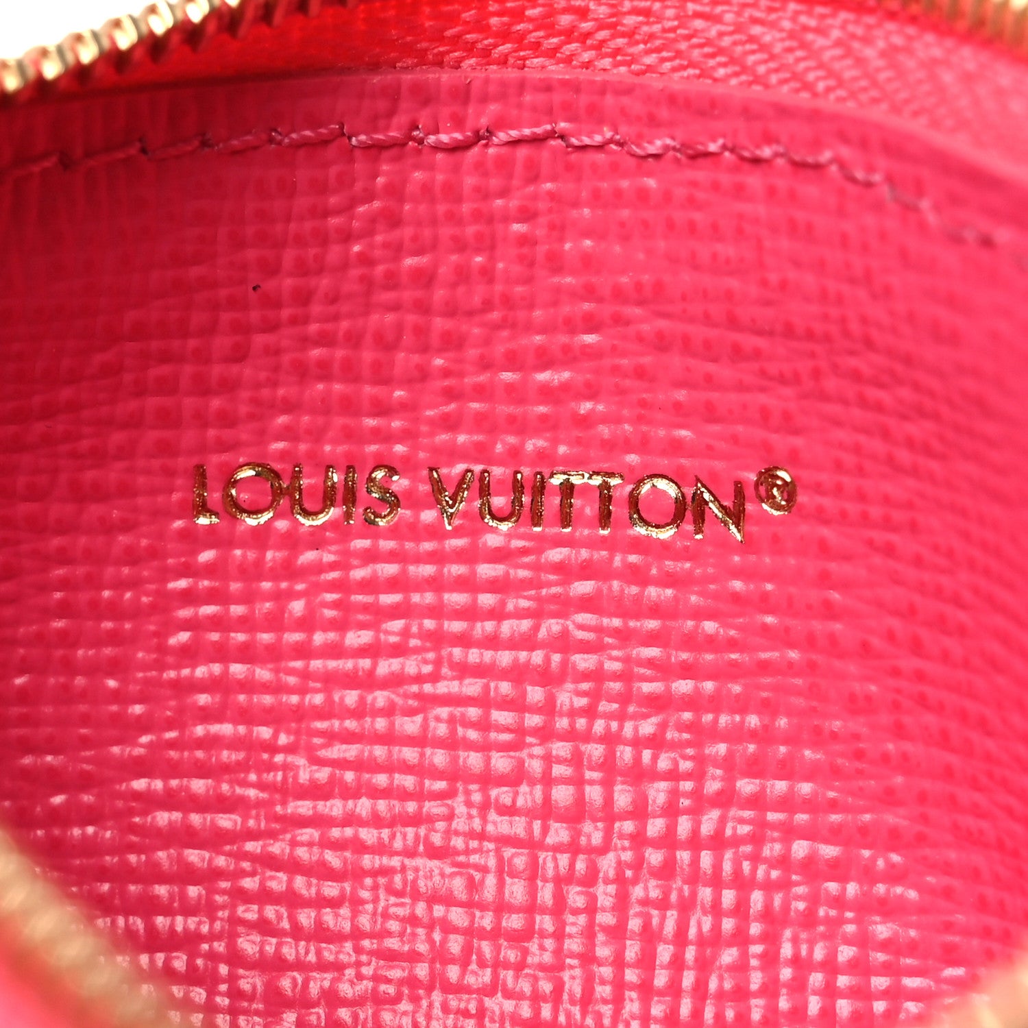 Louis Vuitton Monogram Origine Lin Key Pouch Rose Ruban 7 of 9
