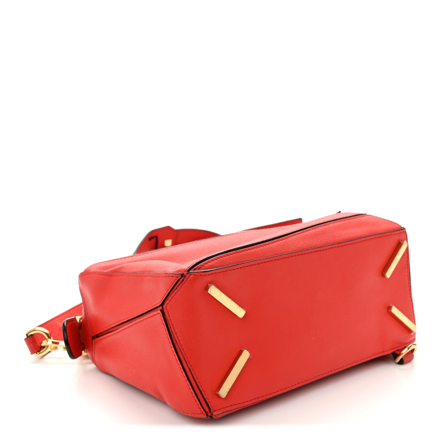 Loewe Calfskin Small Puzzle Bag Scarlet 4 of 12
