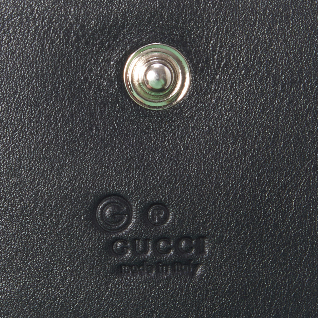 Microguccissima Card Case Wallet Black