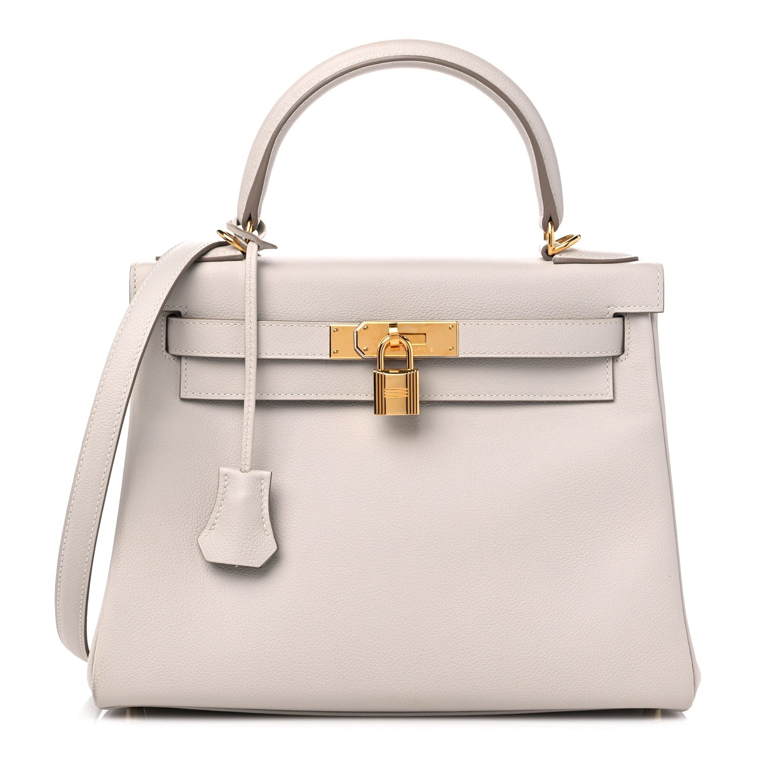 Hermes Evercolor Kelly Retourne 28 Gris Perle 1 of 11