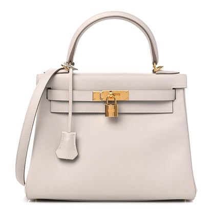 Hermes Evercolor Kelly Retourne 28 Gris Perle 1 of 11