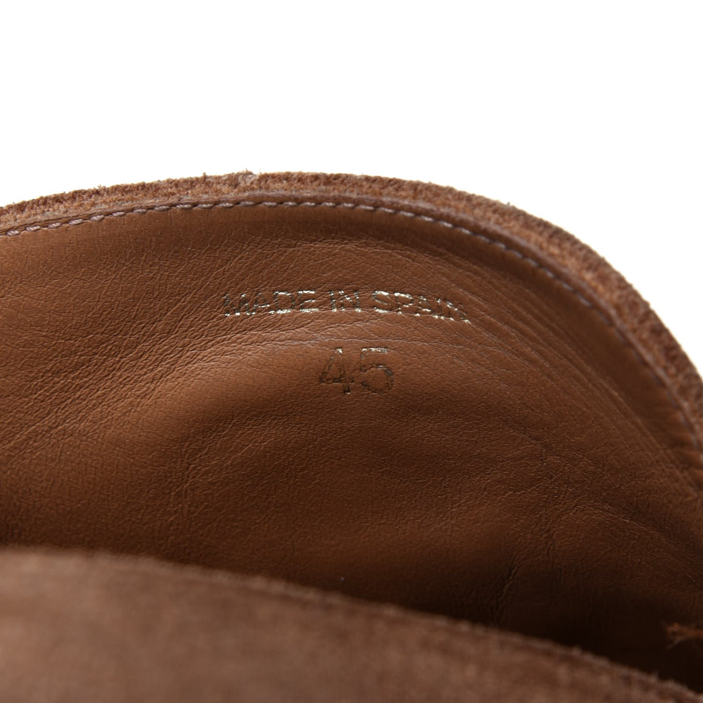 Calfskin Suede Mens Rivalion Flat Espadrilles 45 Brown