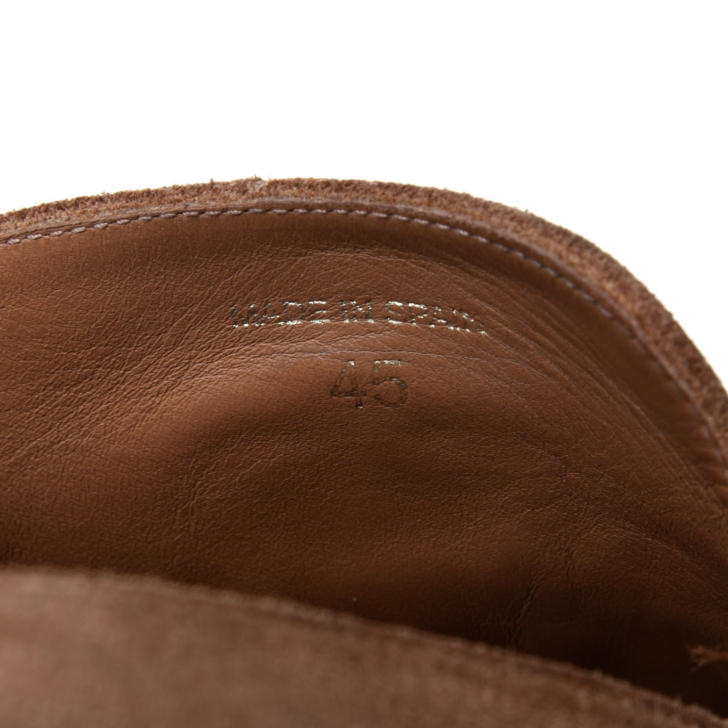 Christian Louboutin Calfskin Suede Mens Rivalion Flat Espadrilles 45 Brown 9 of 12