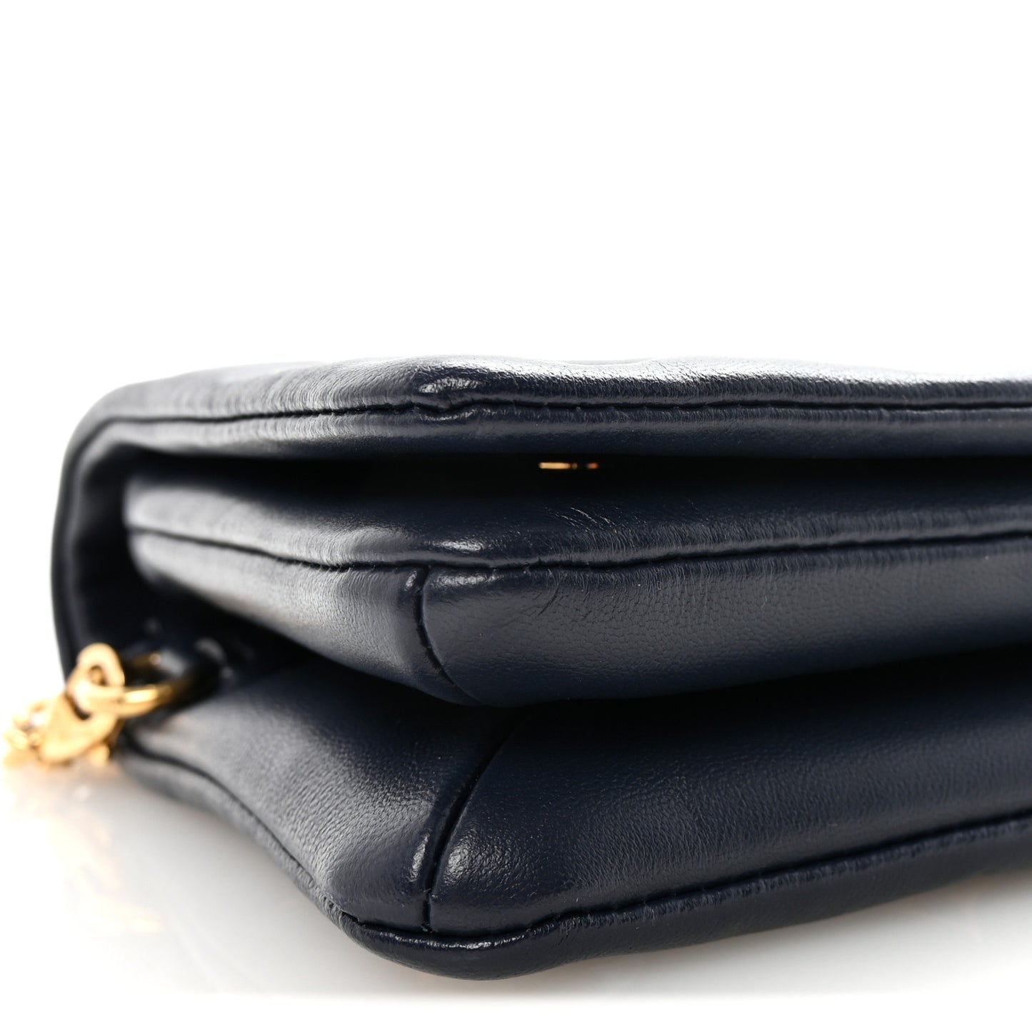 Lambskin Embossed Monogram LV Garden Pochette Coussin Navy