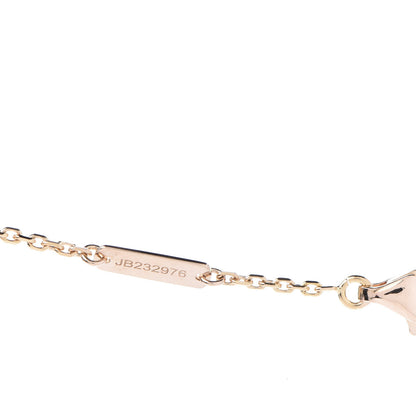 Van Cleef & Arpels 18K Rose Gold Vintage Alhambra Pendant Necklace 6 of 8