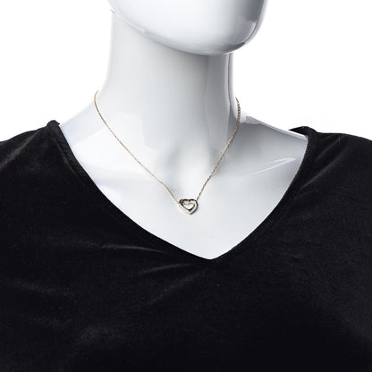 Cartier 18K Pink Yellow White Gold Diamond Trinity Heart Pendant Necklace 2 of 7