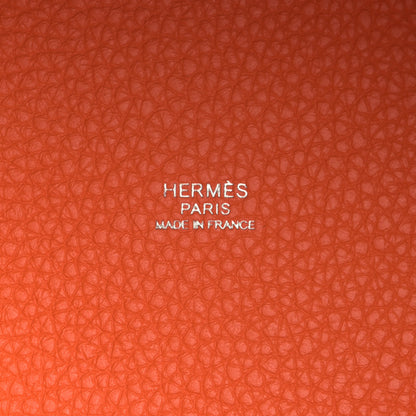 Hermes Taurillon Clemence Picotin Lock 22 MM Feu 6 of 9