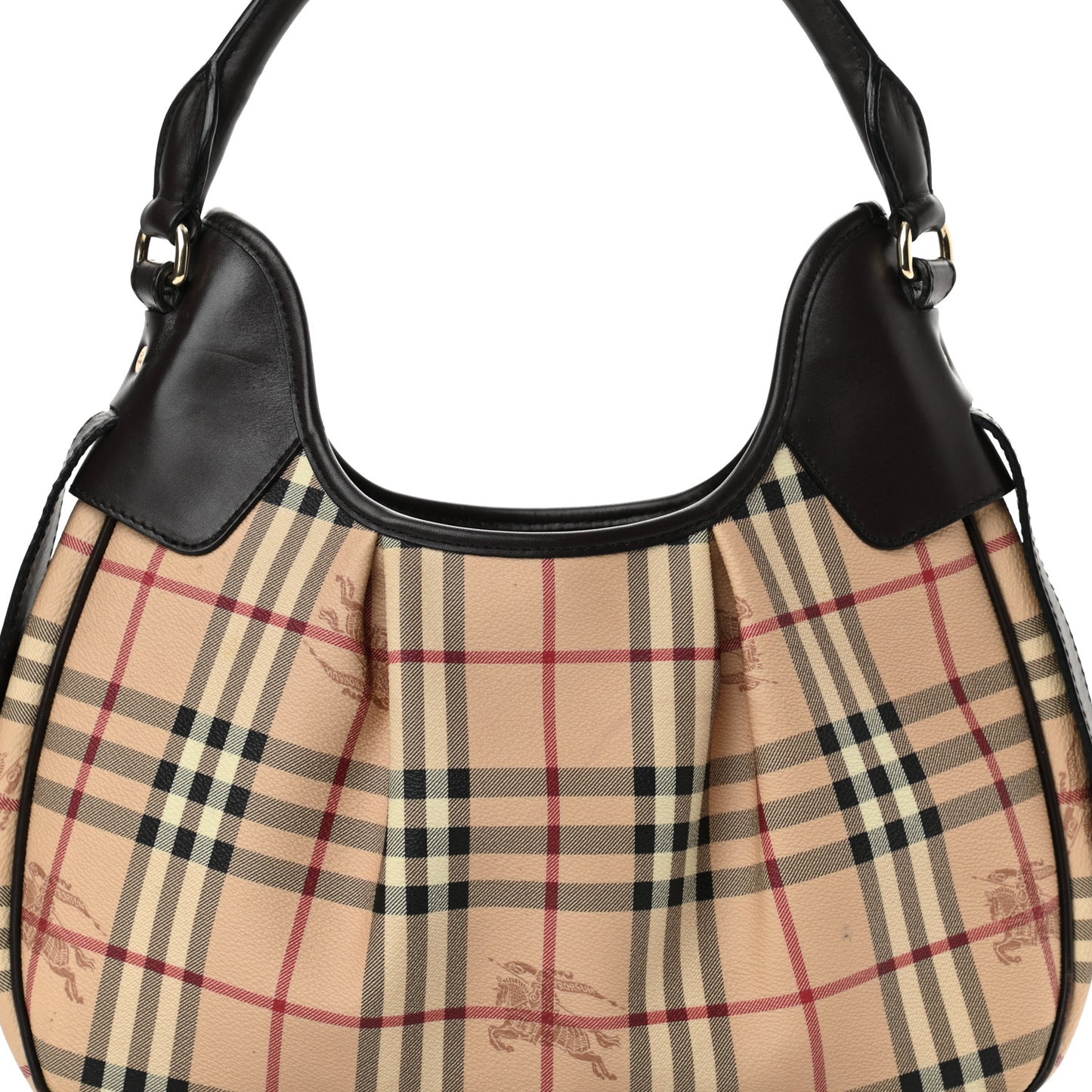 Haymarket Check Small Brooklyn Hobo Brown