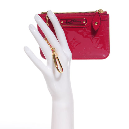 Louis Vuitton Vernis Key Pouch Rose Indien 2 of 7