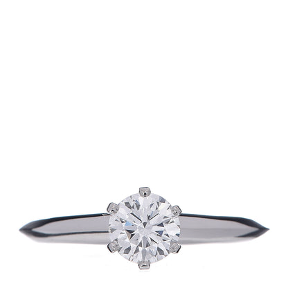 Tiffany Platinum Diamond .62ct Solitaire Engagement Ring 54 7 1 of 6