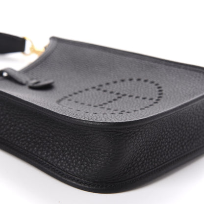 Hermes Taurillon Clemence Evelyne TPM Black 6 of 10