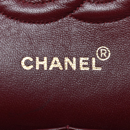 Chanel Lambskin Quilted Medium Double Flap Black 6 of 9