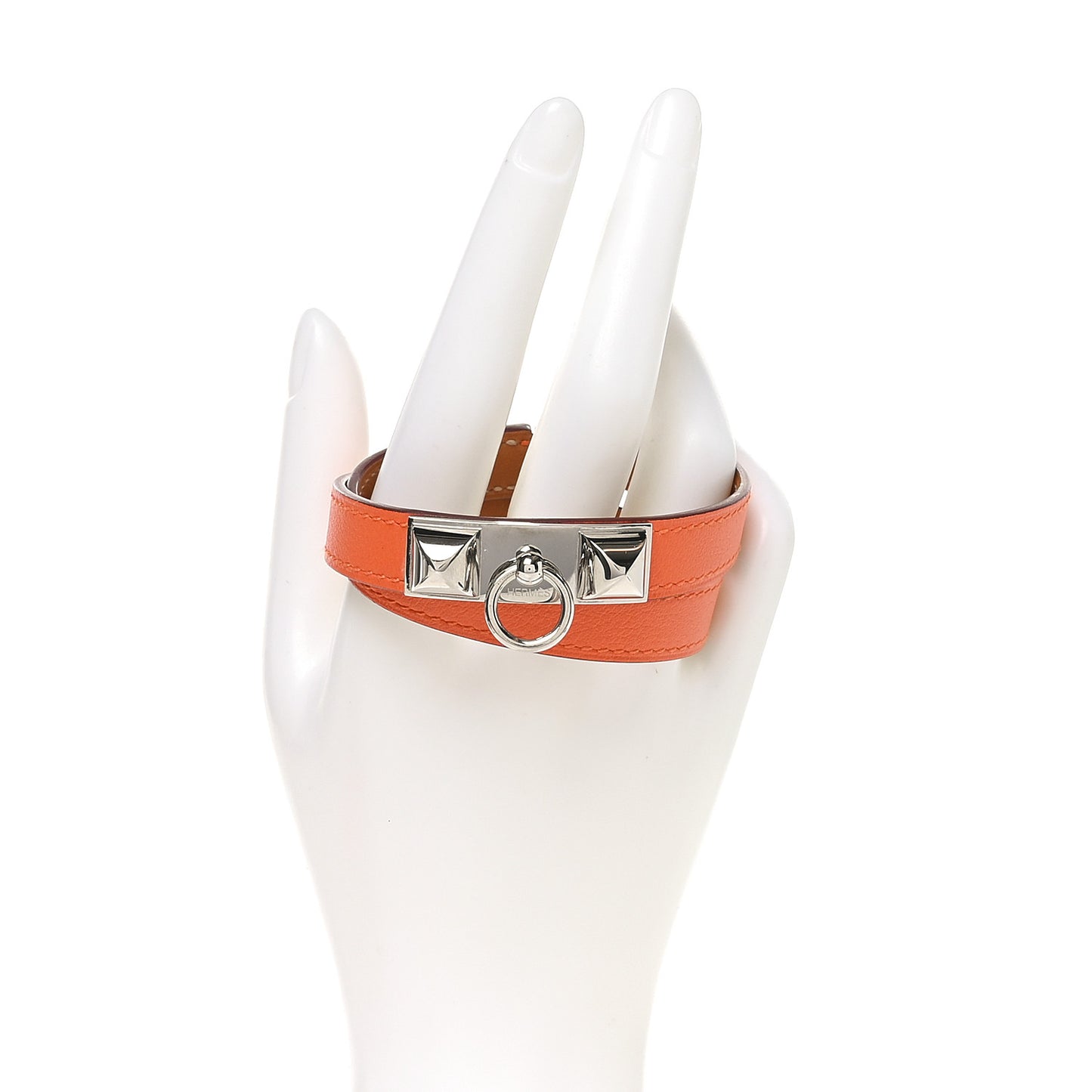 Epsom Rivale Double Tour Bracelet M Orange