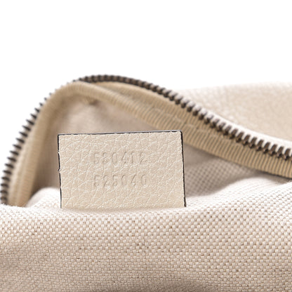 Gucci Grained Calfskin Logo Belt Bag White 6 of 9