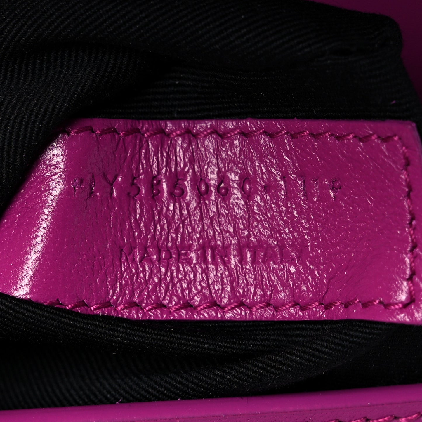 Smooth Calfskin Le Carre Shoulder Bag Purple