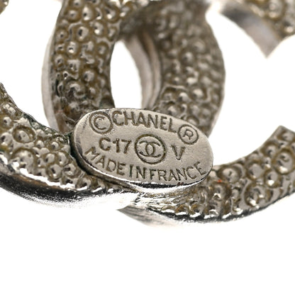 Chanel Crystal CC Earrings Silver 4 of 5