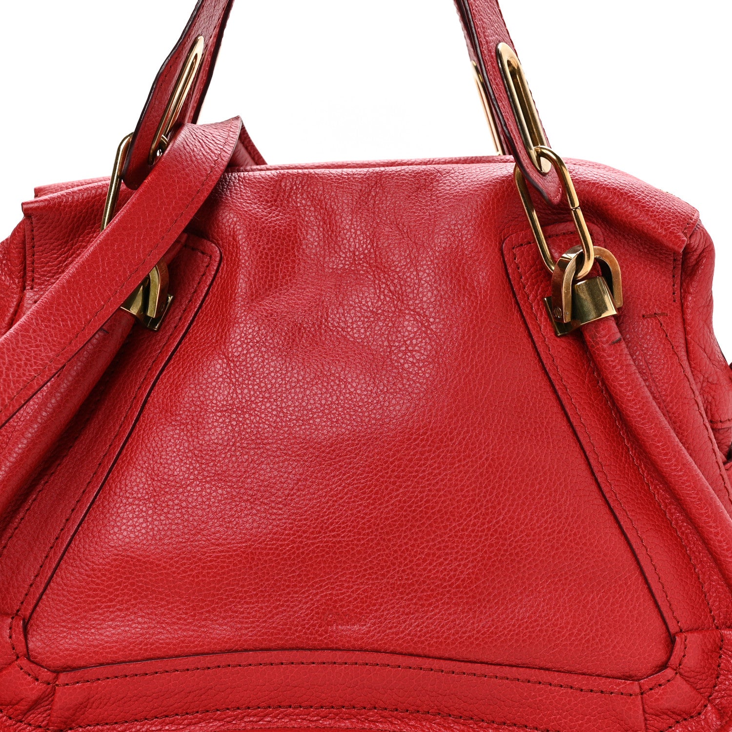 Chloe Calfskin Medium Paraty Red 8 of 11