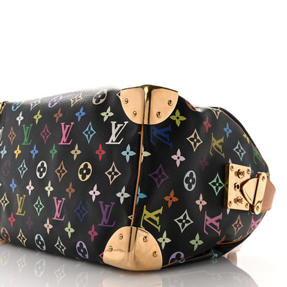 Louis Vuitton Monogram Multicolor Speedy 30 Black 9 of 10