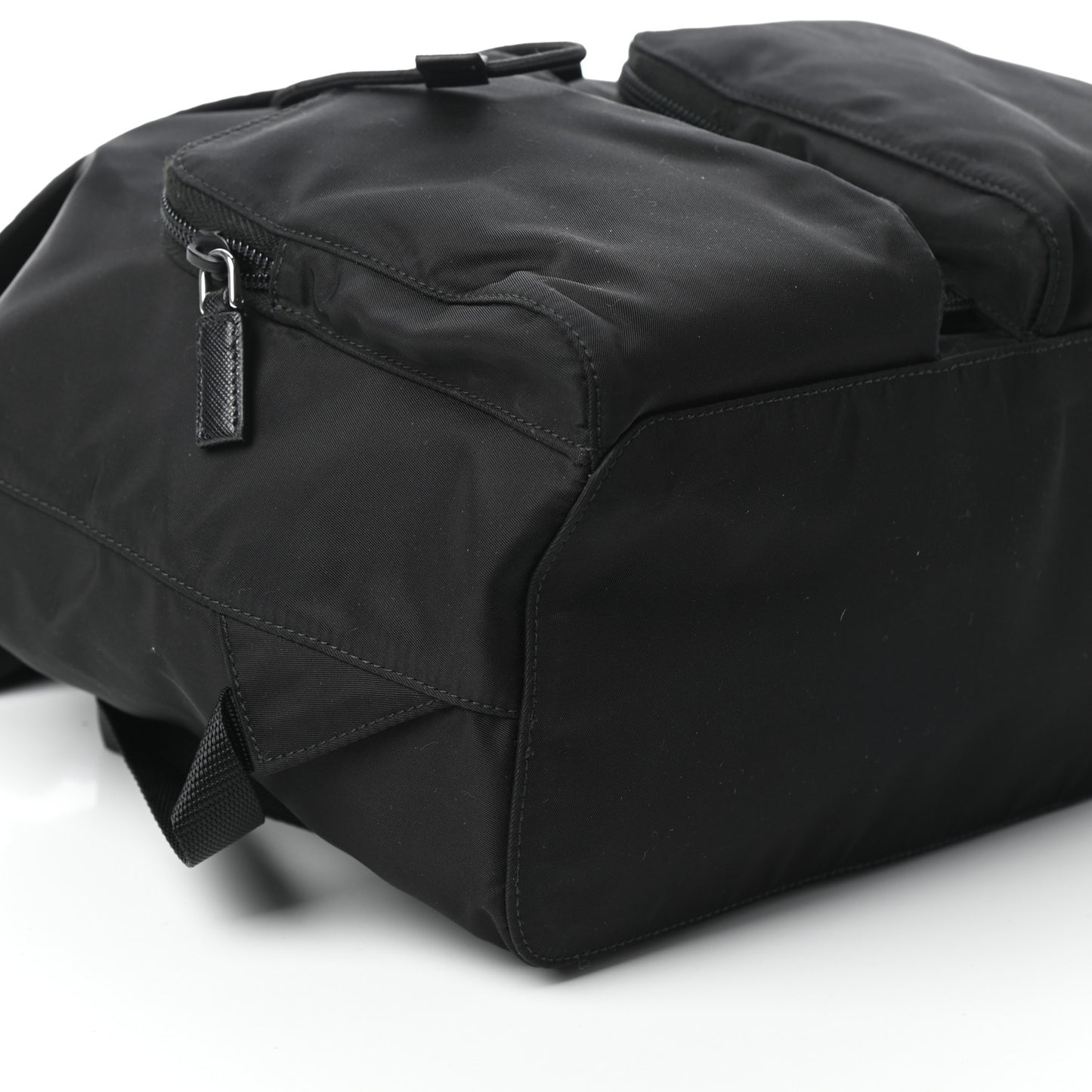 Tessuto Nylon Saffiano Vela Backpack Black