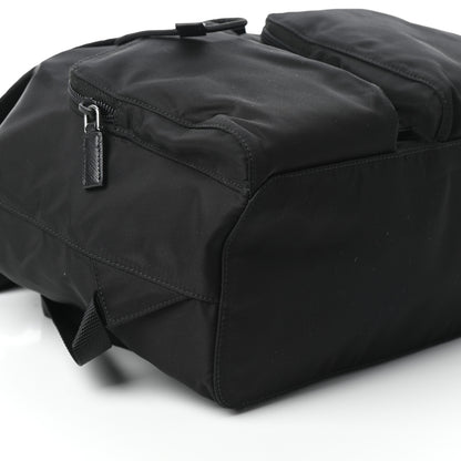 Prada Tessuto Nylon Saffiano Vela Backpack Black 8 of 9