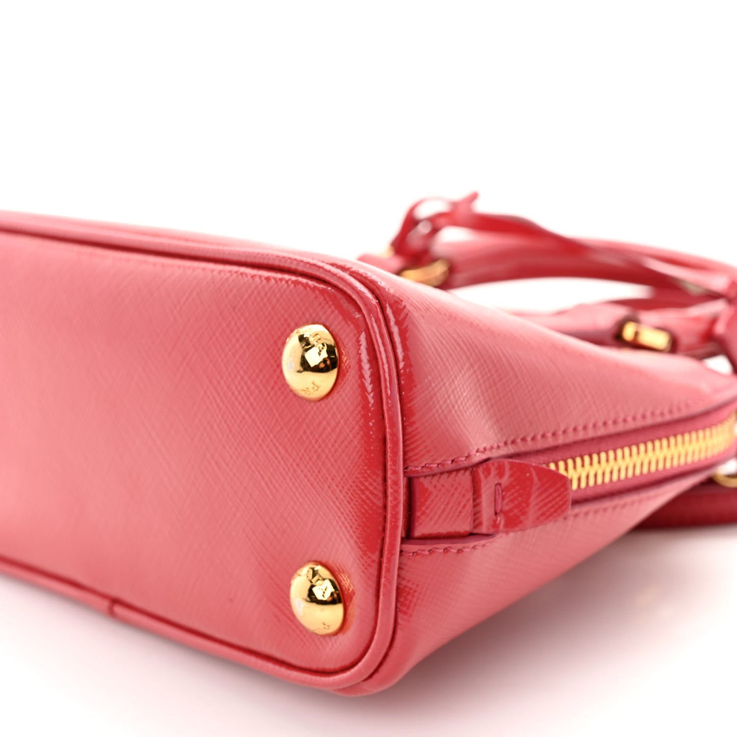 Saffiano Lux Mini Promenade Tote Fuoco