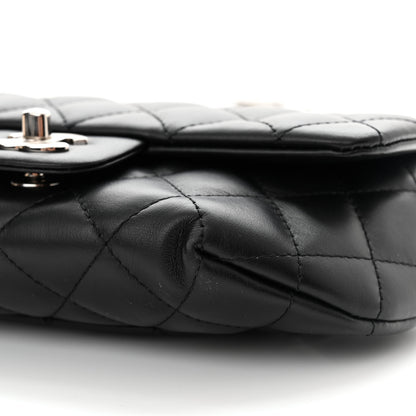Chanel Calfskin Quilted CC Uniform Flap Belt Bag Black 11 of 11