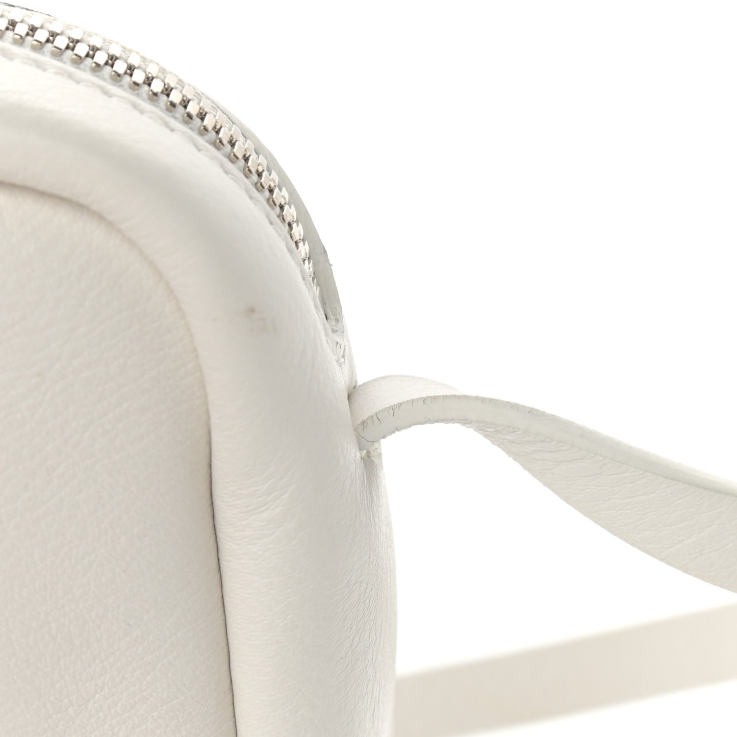 Calfskin Logo S Everyday Camera Bag White