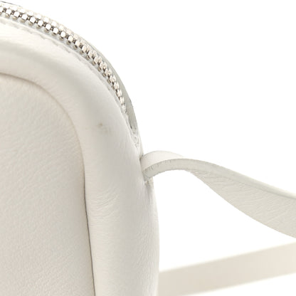 Balenciaga Calfskin Logo S Everyday Camera Bag White 12 of 15