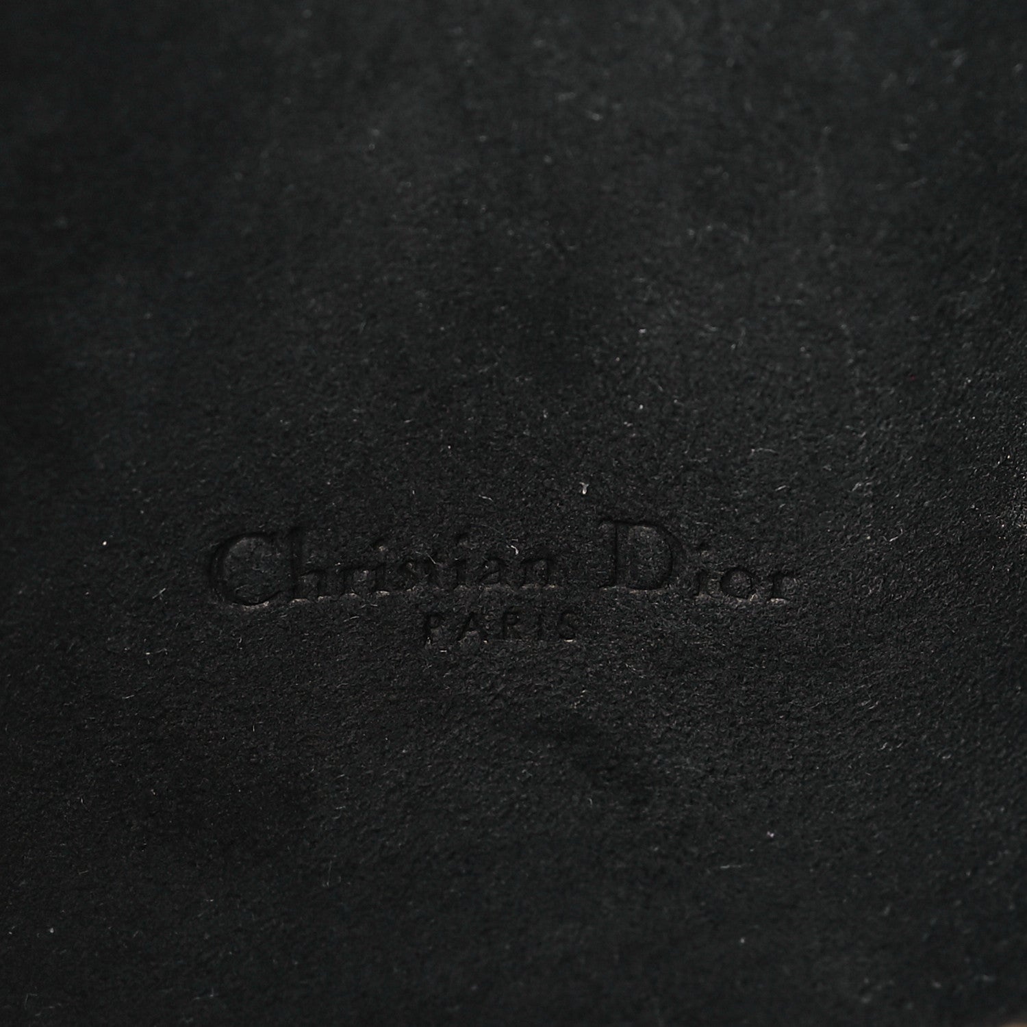 Christian Dior Grained Calfskin Caro Double Pouch Black 6 of 9