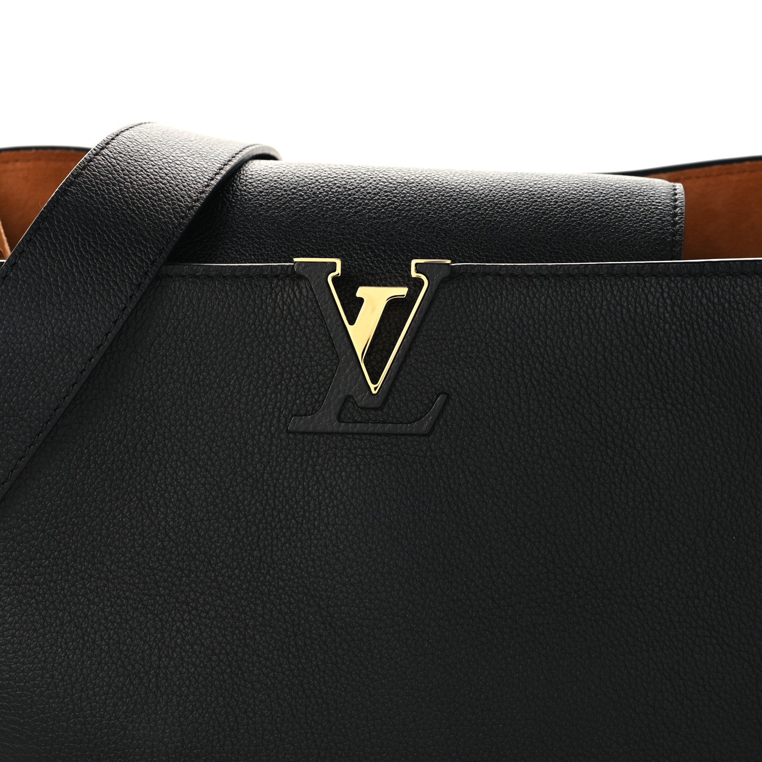 Louis Vuitton Taurillon Capucines GM Souple Black 6 of 8