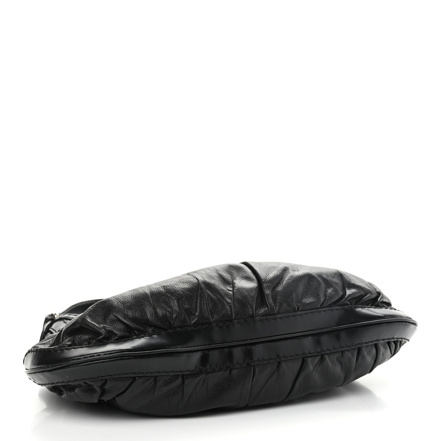 Gucci Calfskin Queen Bow Hobo Black 4 of 11
