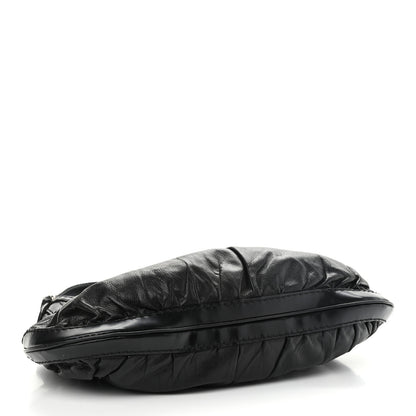 Gucci Calfskin Queen Bow Hobo Black 4 of 11