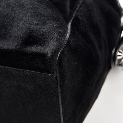 Balenciaga Chevre Pony Hair Classic Hardware Box Bag Black 12 of 12