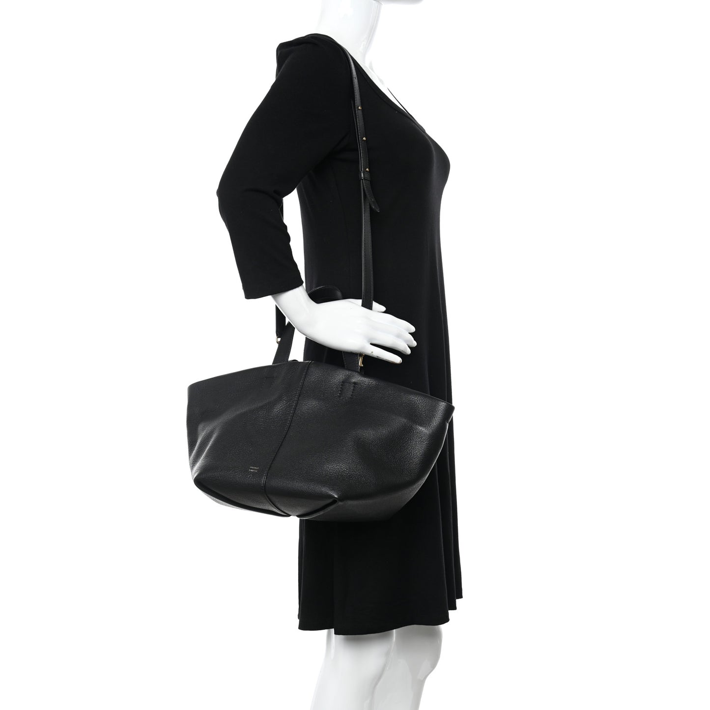 Calfskin Tulipano Bag Black