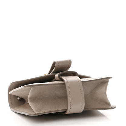 Chloe Shiny Goatskin Calfskin Mini Aby Chain Shoulder Bag Motty Grey 3 of 9