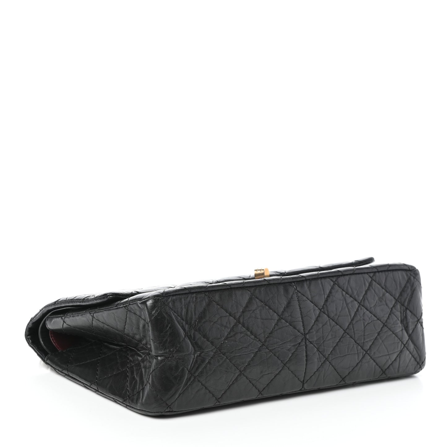 Aged Calfskin Quilted 2.55 Reissue 226 Flap Black